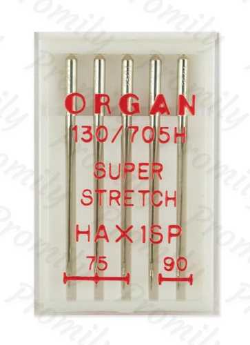 Иглы супер cтрейч №№ 75(3),90(2), Organ, 5 шт от магазина Promily в Ставрополе